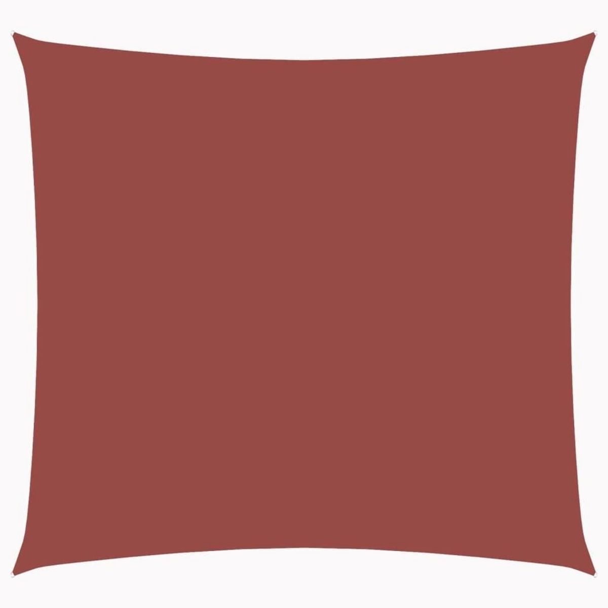 VIDAXL Voile de parasol tissu oxford carre 3,6x3,6 m terre cuite