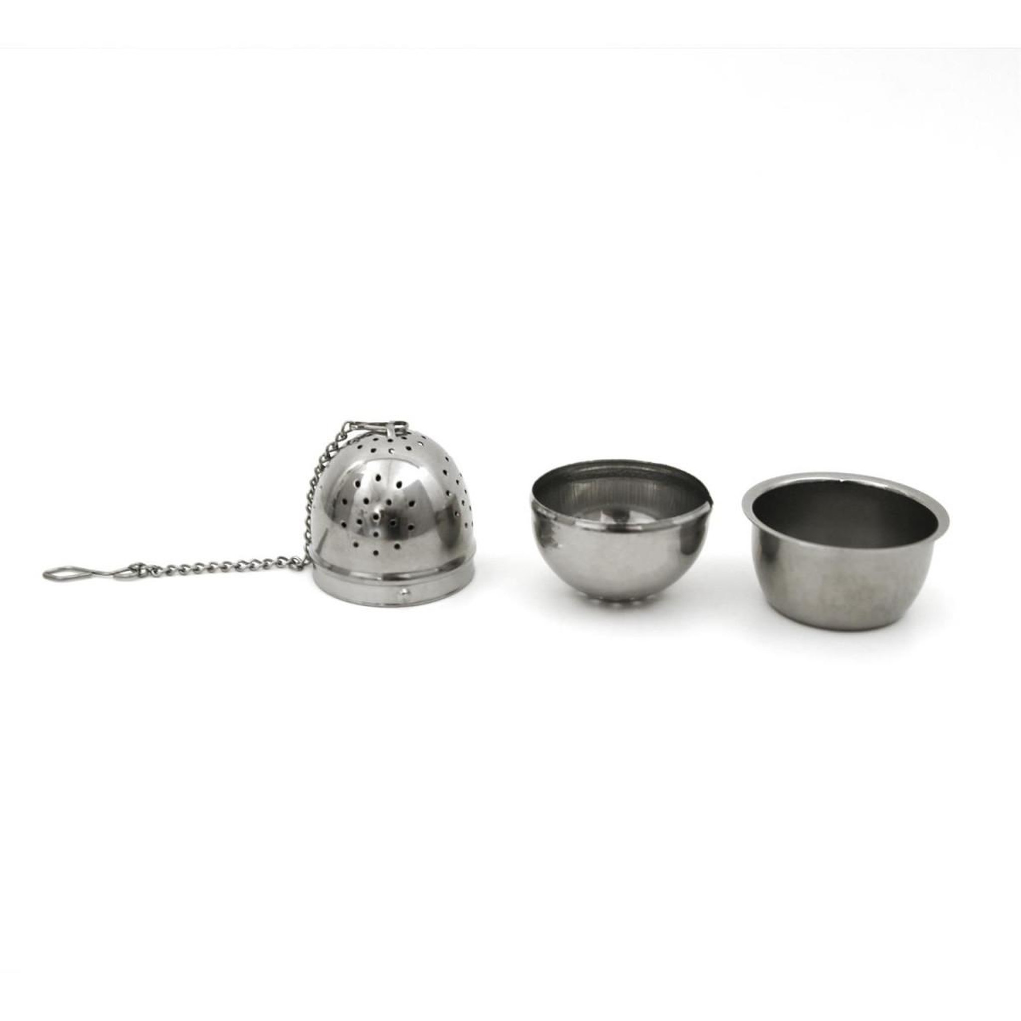 Voir la diapositive 2 : COOK CONCEPT Boule à thé & support  déborde  5cm argent