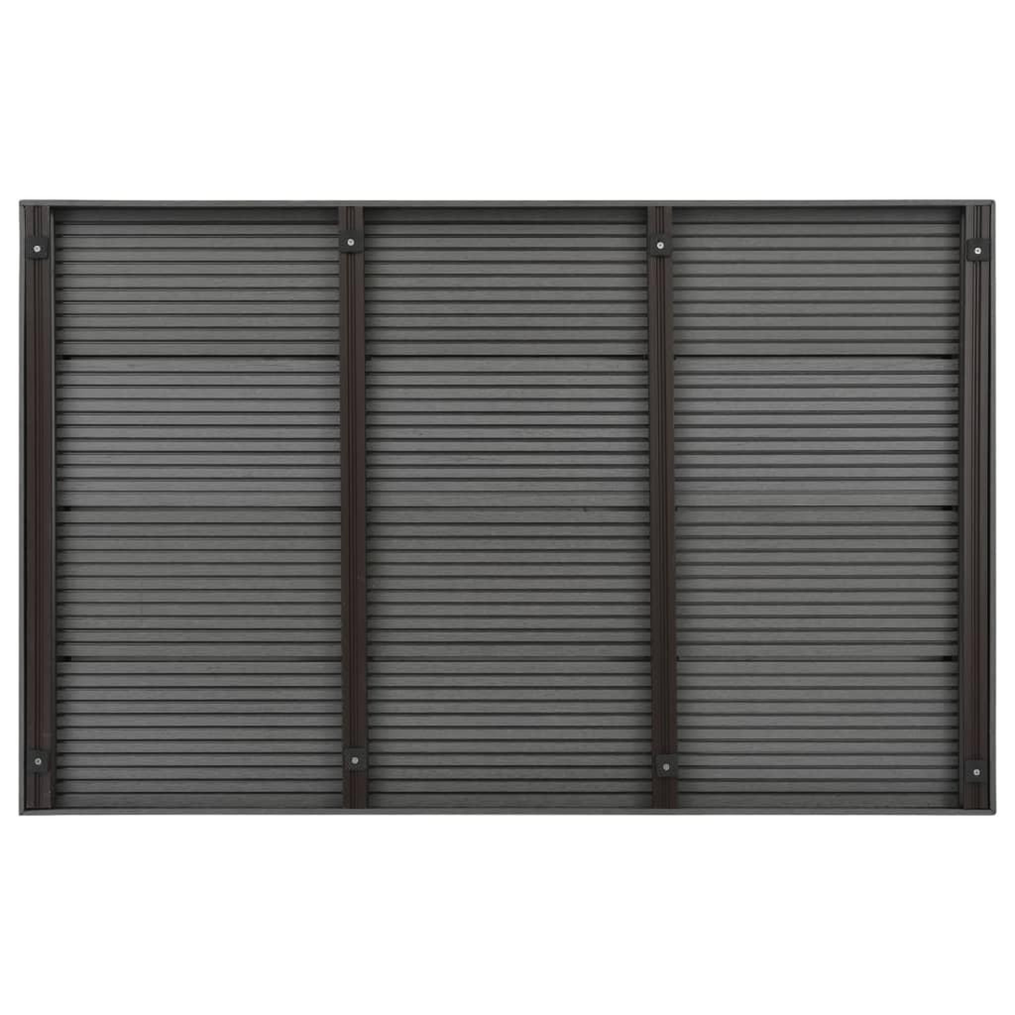 Voir la diapositive 4 : VIDAXL Element de plancher pour douche solaire/echelle de piscine WPC