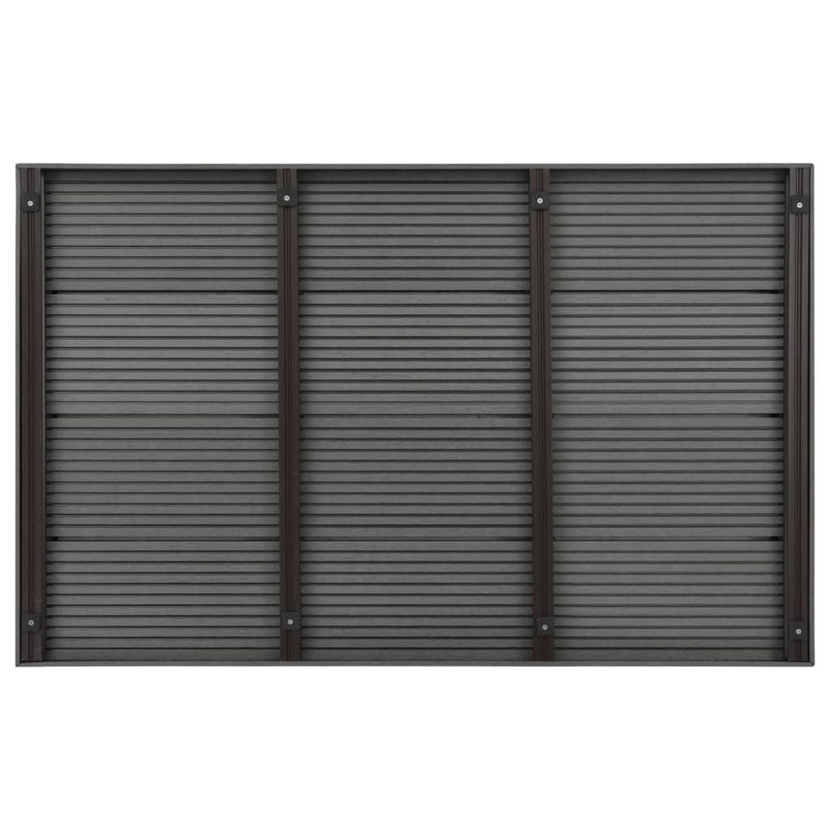 VIDAXL Element de plancher pour douche solaire/echelle de piscine WPC