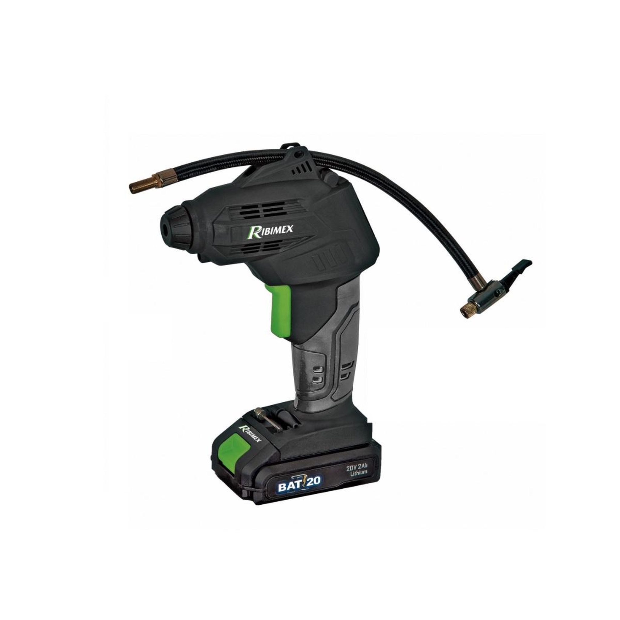 Ribimex Compresseur à batterie r-bat20 20v - PRBAT20/COMP