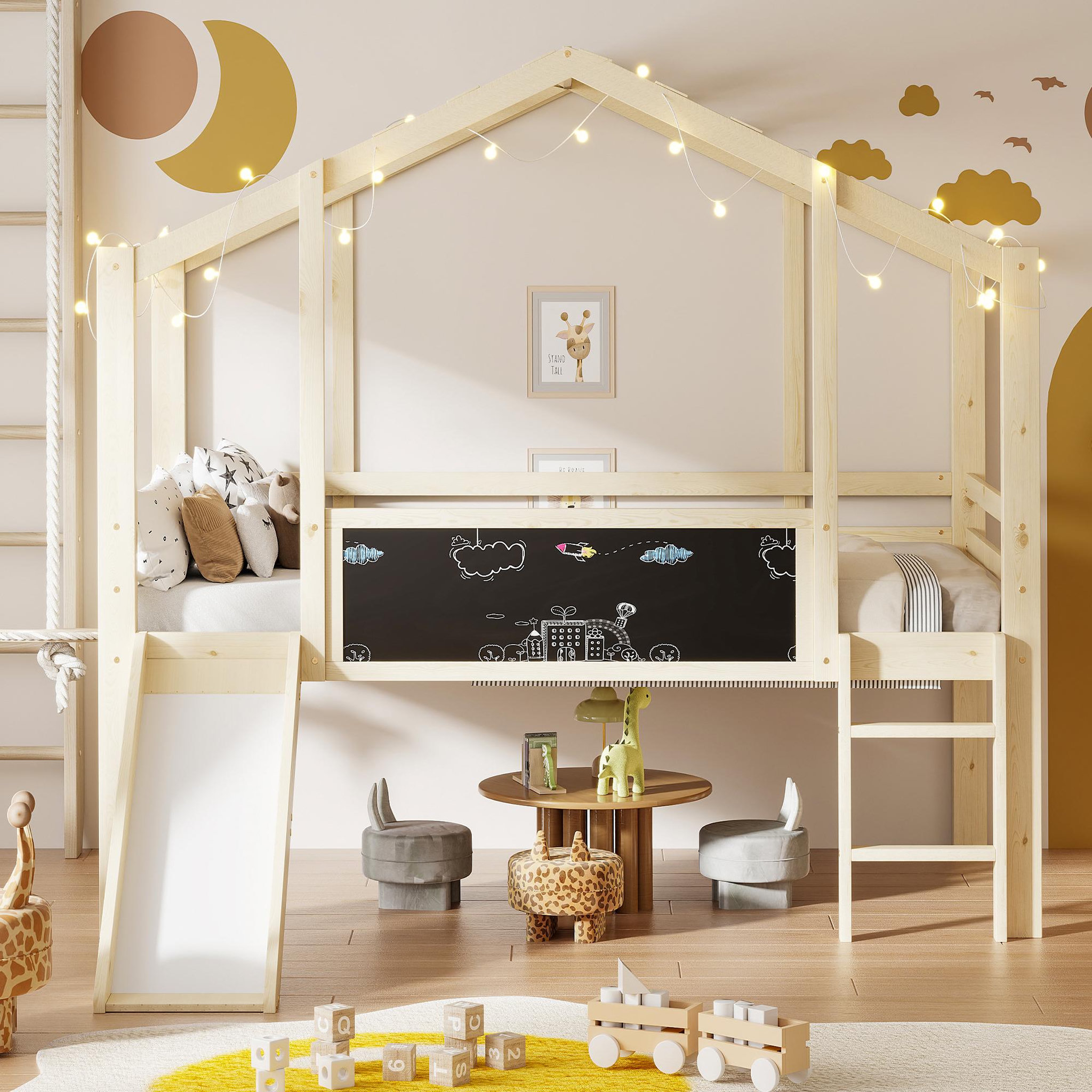 Voir la diapositive 2 : MERAX Lit mezzanine enfant