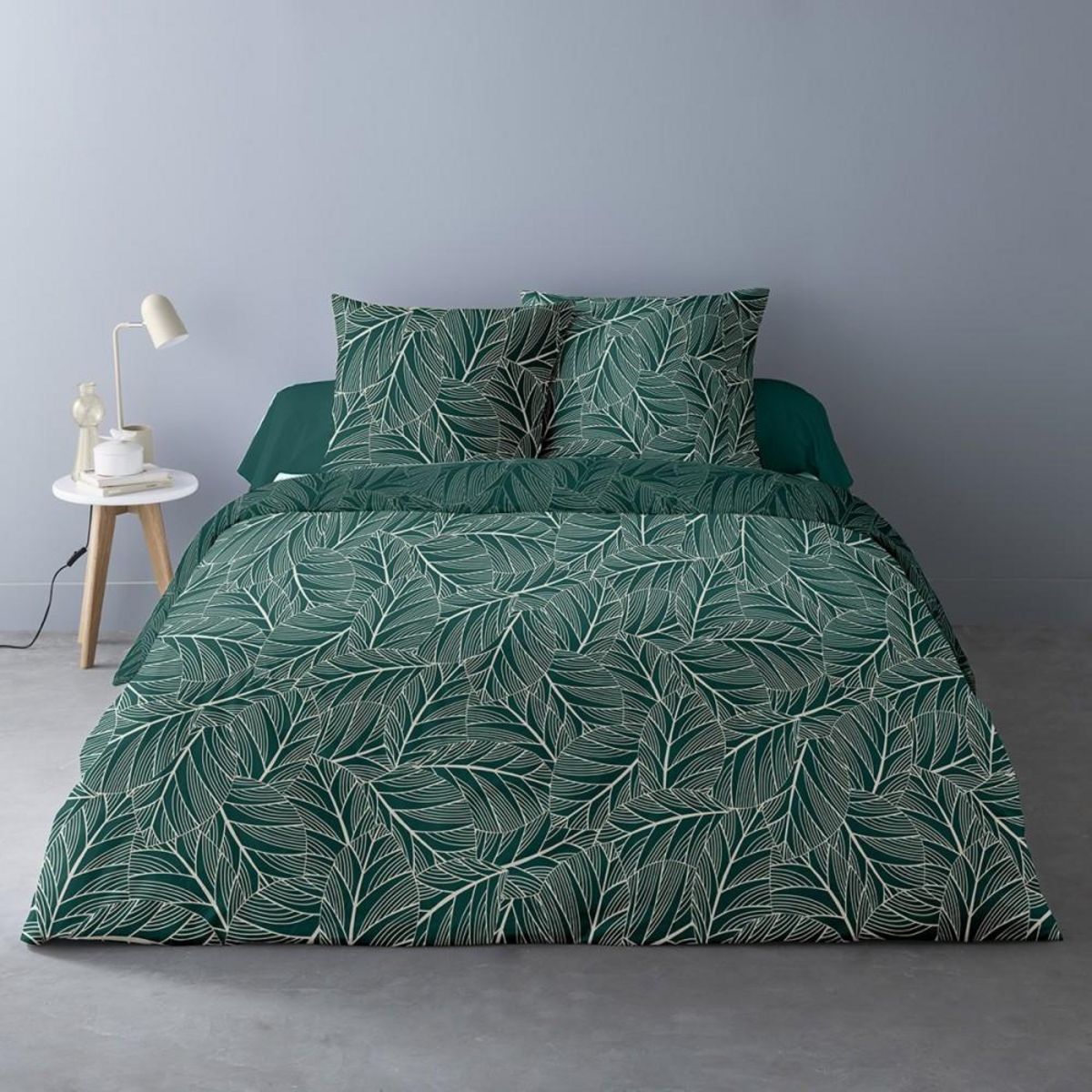 Dourev Housse de couette 240x220 Adora + 2 taies coton 52 fils