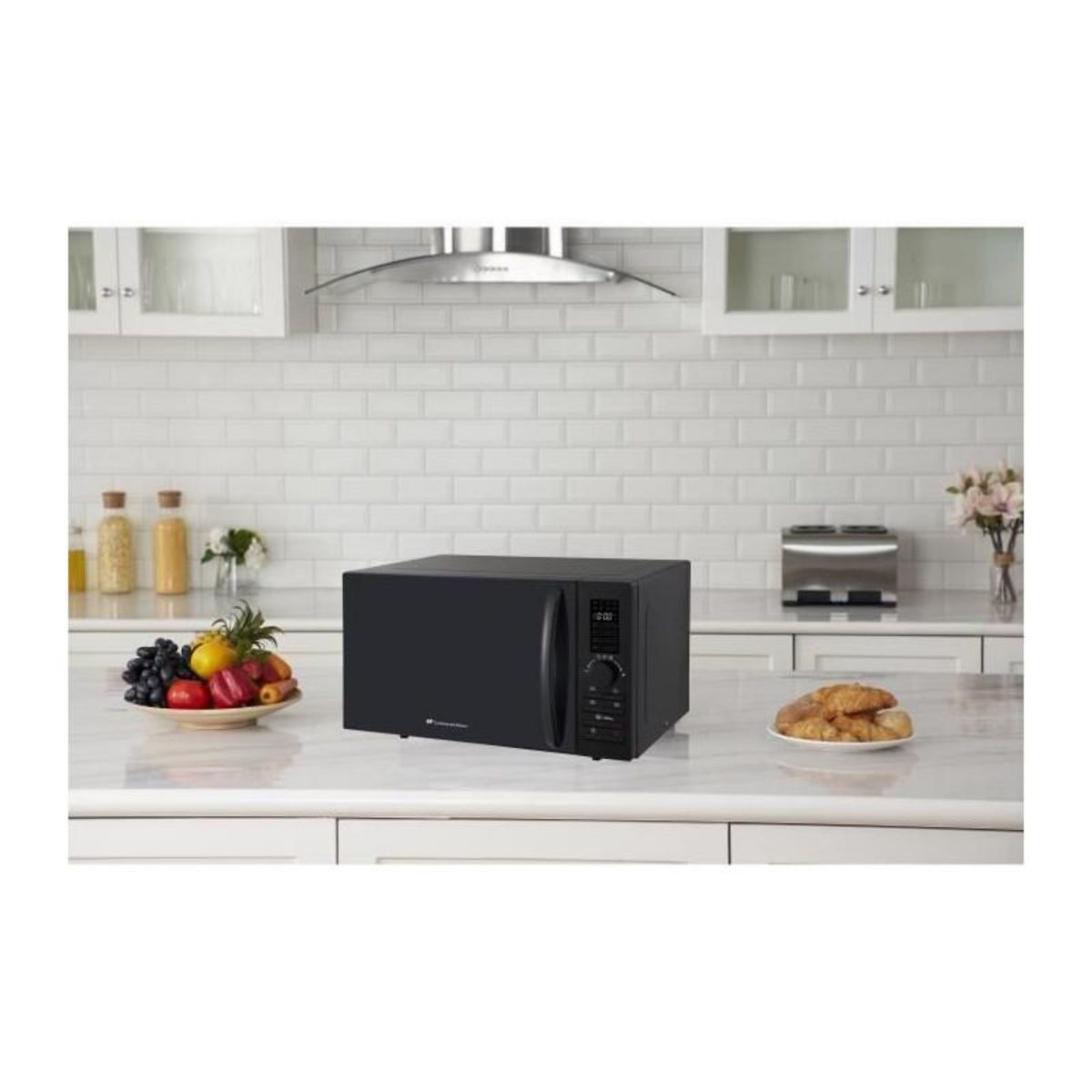 CONTINENTAL EDISON Micro-ondes pose libre 23L CONTINENTAL EDISON 800W 35cm, CEMO23MB
