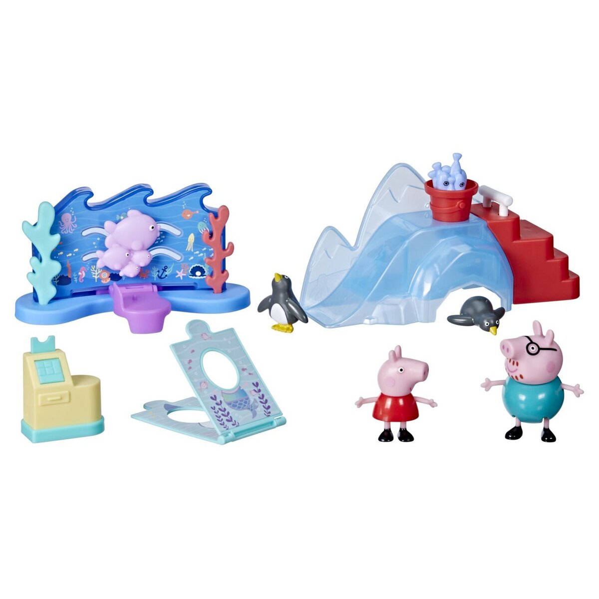 HASBRO Coffret Peppa Pig sortie en famille A l'aquarium