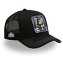 Voir la diapositive 4 : CAPSLAB Casquette trucker avec filet en sergé de coton DC Comics Joker