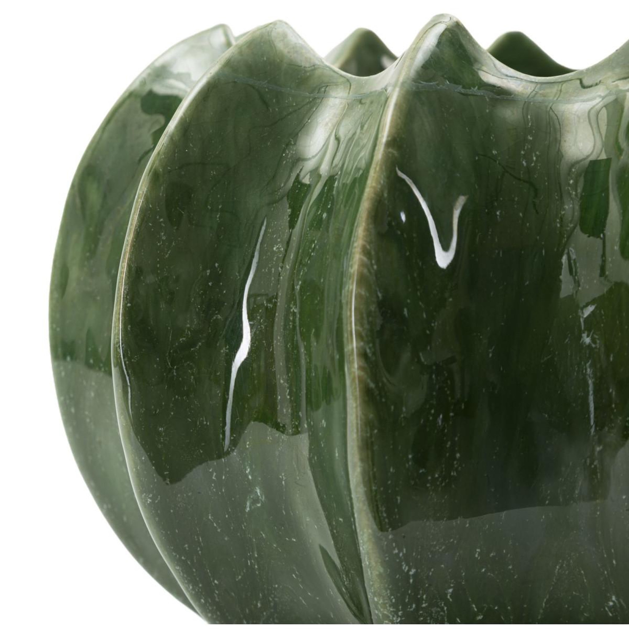 Voir la diapositive 4 : Paris Prix Cache-pot en céramique  cactus  22cm vert