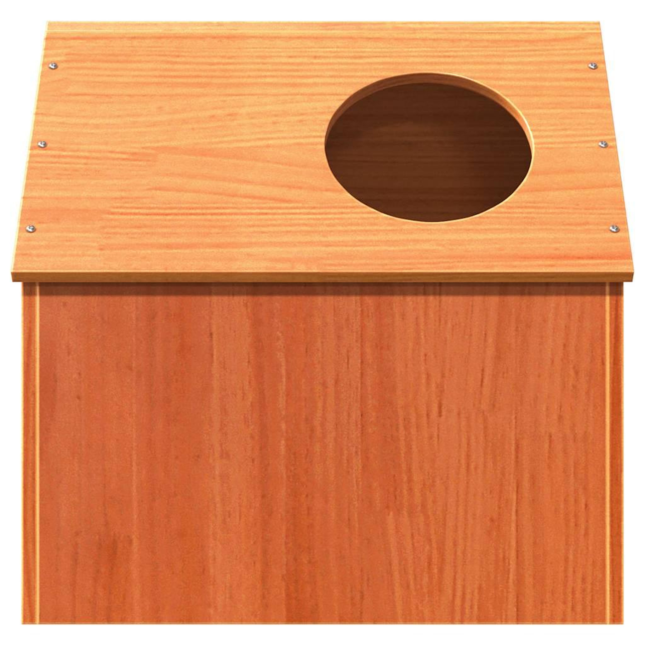 Voir la diapositive 4 : VIDAXL Maison pour chat cire marron 41x50x50 cm bois de pin massif