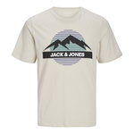 Jack & Jones T-Shirt  Homme Jack & Jones Peak Neck. Coloris disponibles : Beige