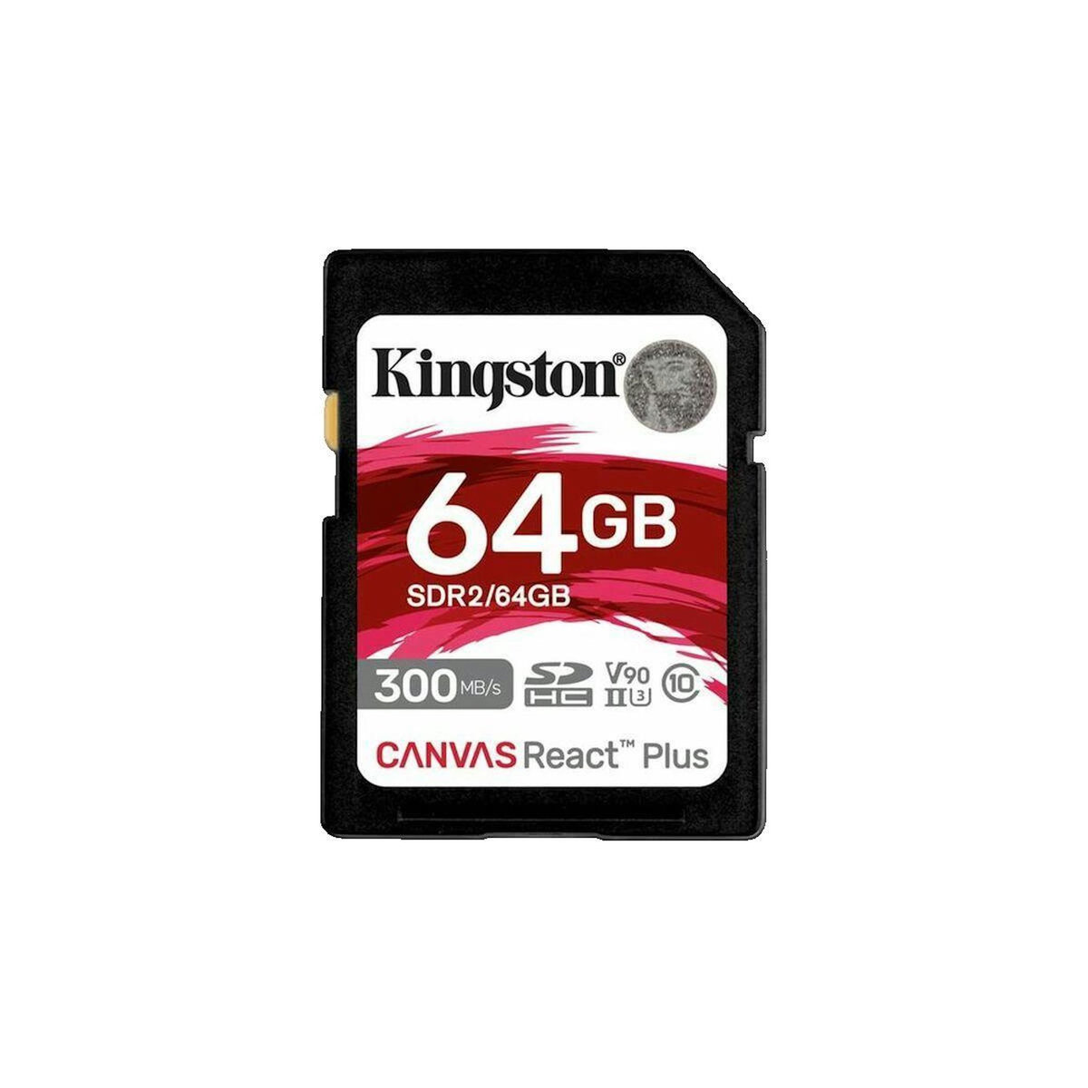 Kingston Carte mémoire Kingston Canvas React Plus 64 Go SDXC UHS-II V90