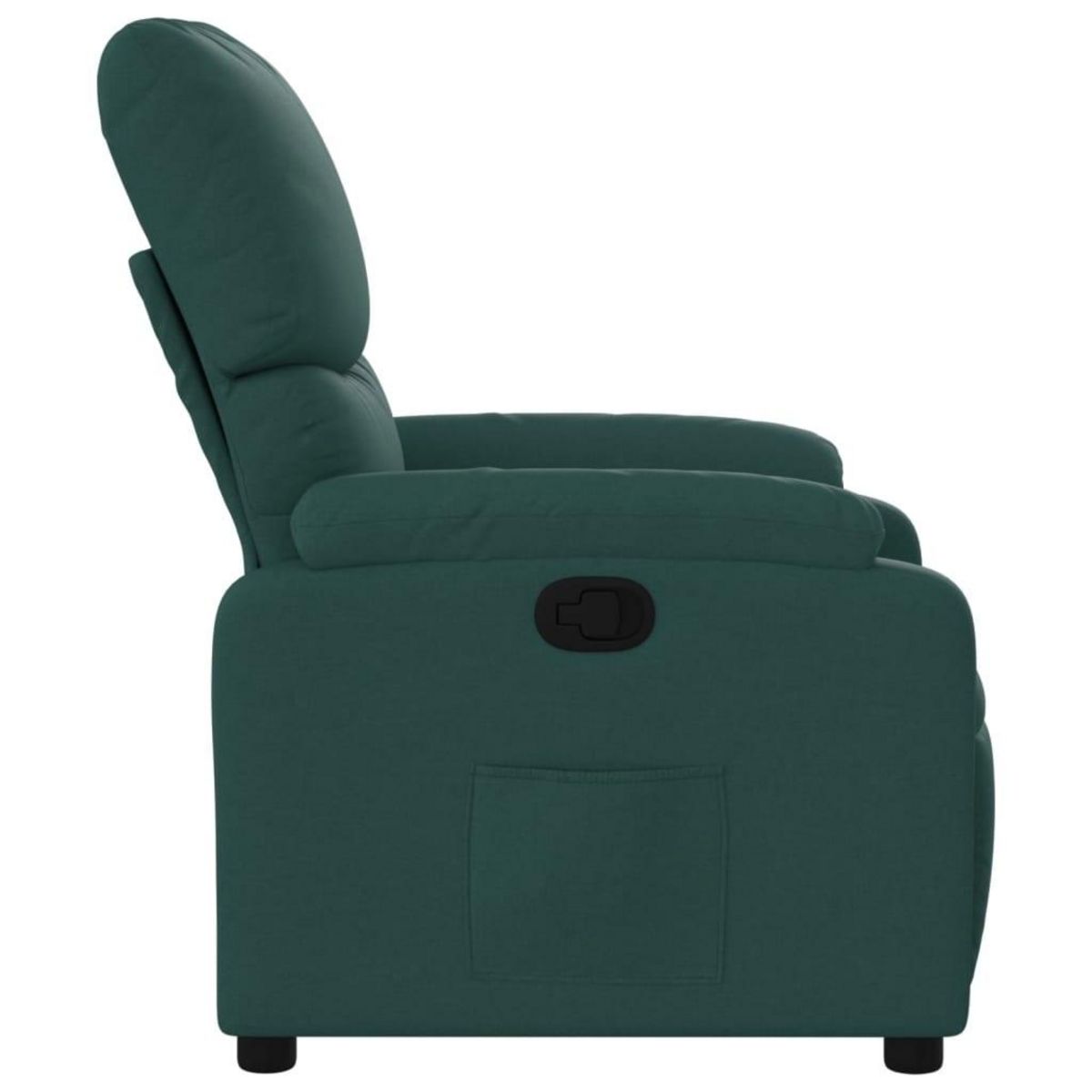 VIDAXL Fauteuil inclinable Vert fonce Tissu