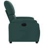 Voir la diapositive 4 : VIDAXL Fauteuil inclinable Vert fonce Tissu
