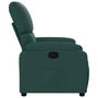 Voir la diapositive 4 : VIDAXL Fauteuil inclinable Vert fonce Tissu