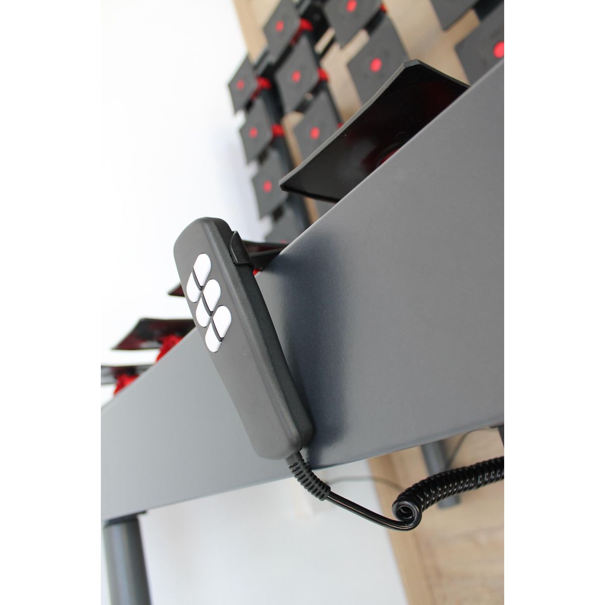 Ensemble TPR tous plots réglables + Matelas Mousse 2x90x200 cm MEMORYLUX