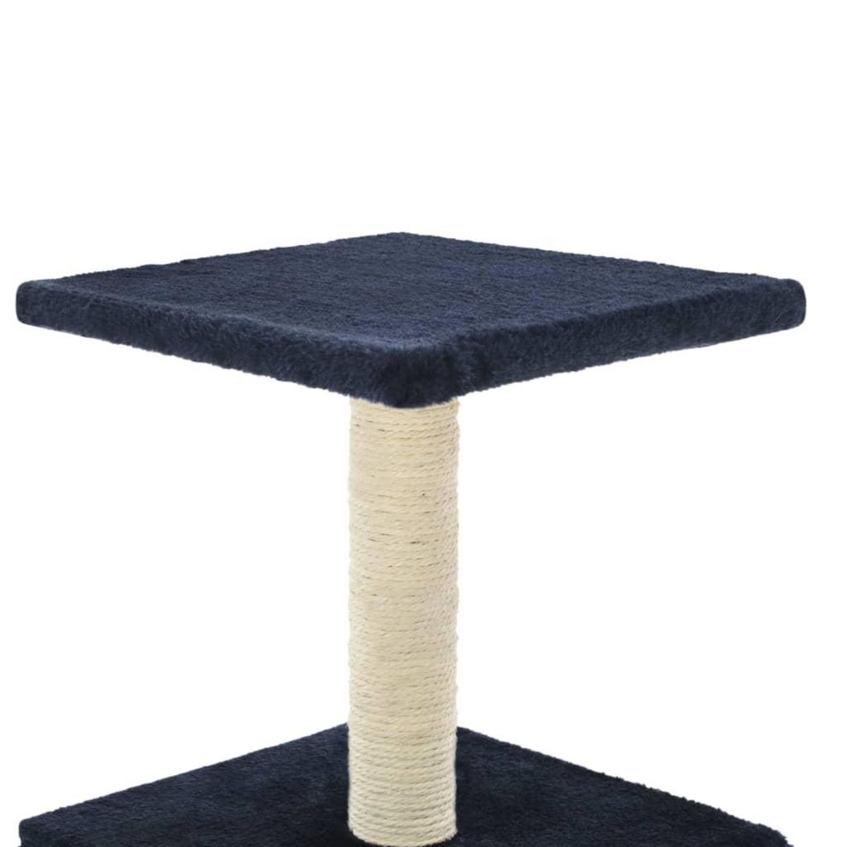 VIDAXL Arbre a chat avec griffoir en sisal 55 cm Bleu fonce