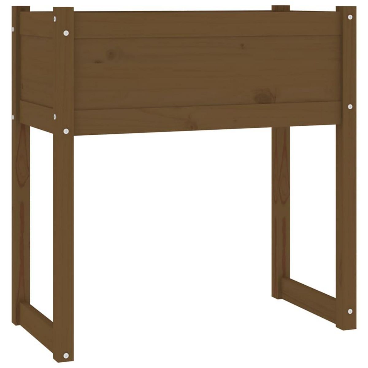 VIDAXL Jardiniere Marron miel 78x40x81 cm Bois massif de pin