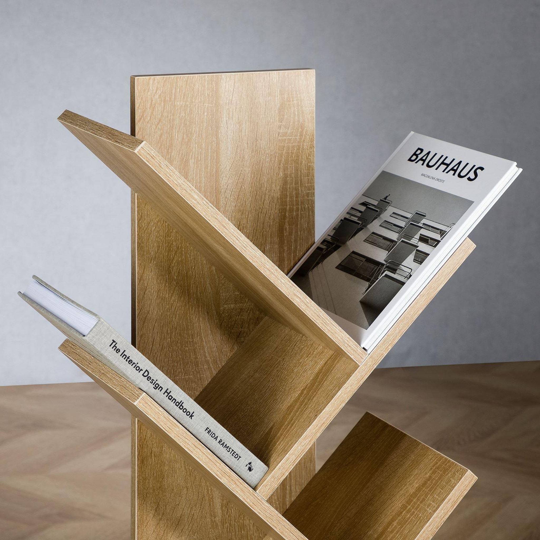 Voir la diapositive 4 : IDIMEX Étagère JULES en forme d'arbre, en bois