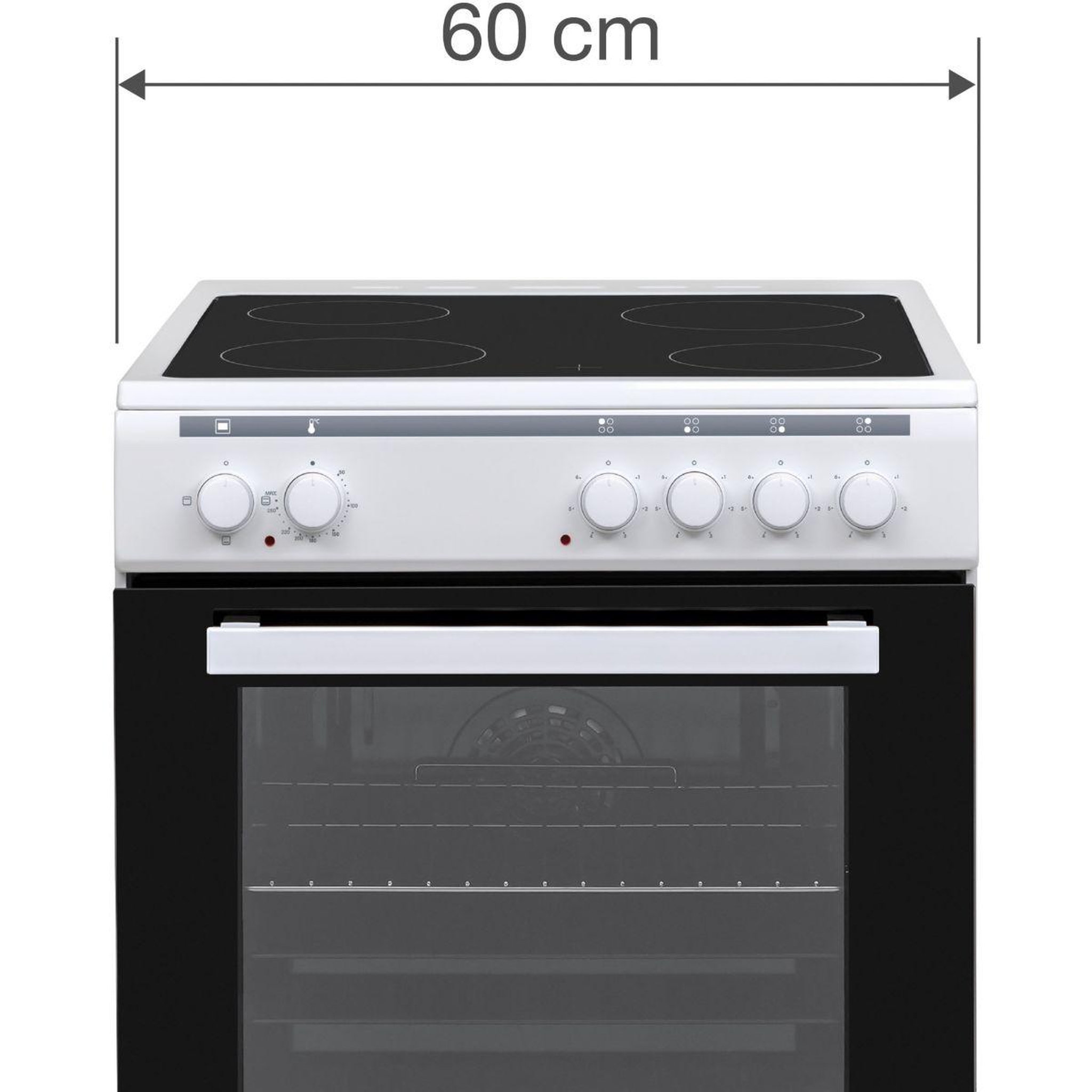 Voir la diapositive 2 : ESSENTIEL B Cuisinière vitrocéramique ecvc6060b7
