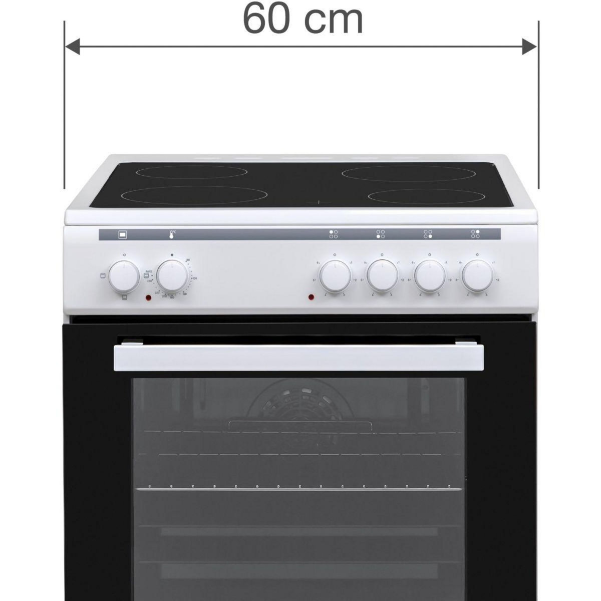 ESSENTIEL B Cuisinière vitrocéramique ECVC6060b7