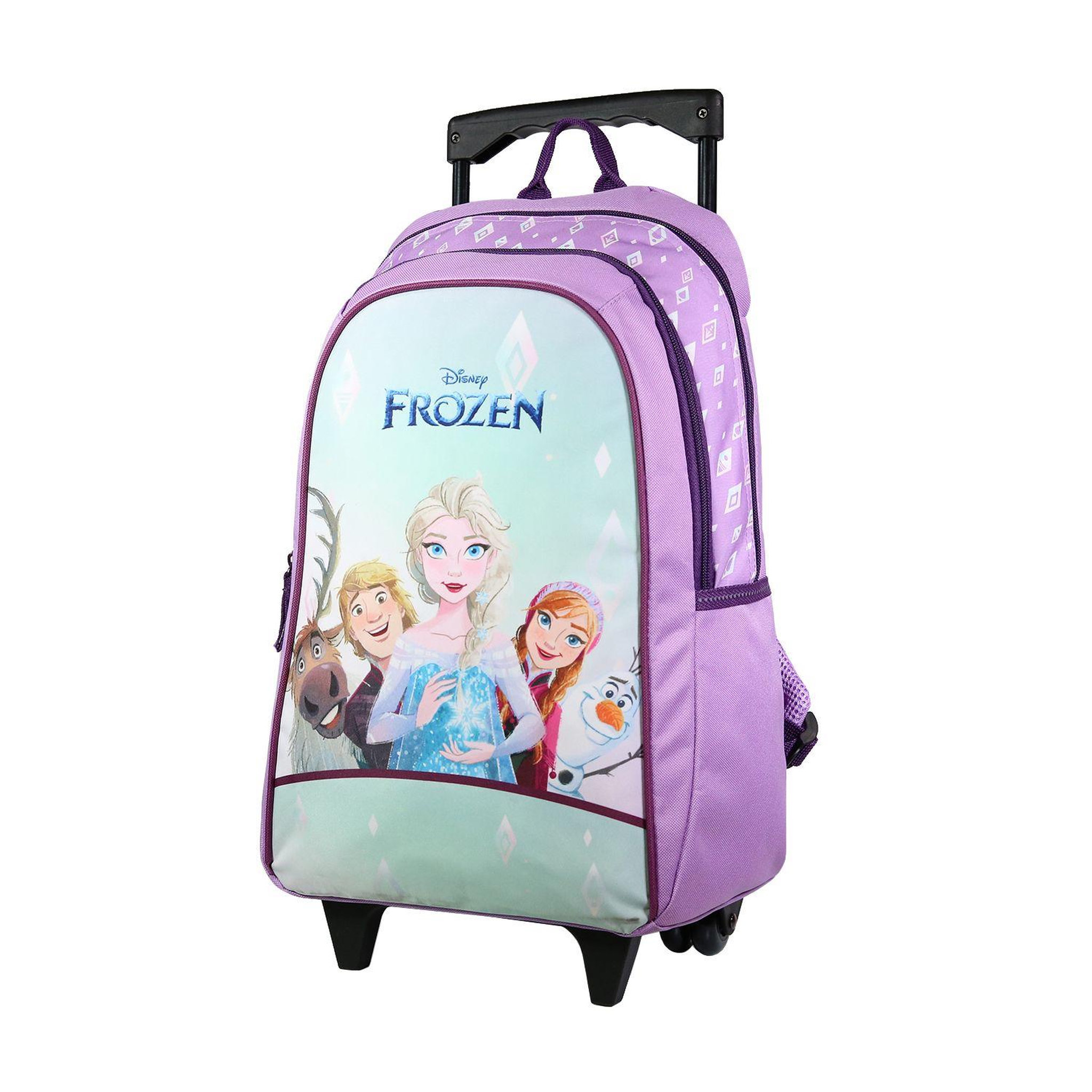 Voir la diapositive 2 : Bagtrotter BAGTROTTER Sac à dos à roulettes La Reine des Neiges / Frozen Violet