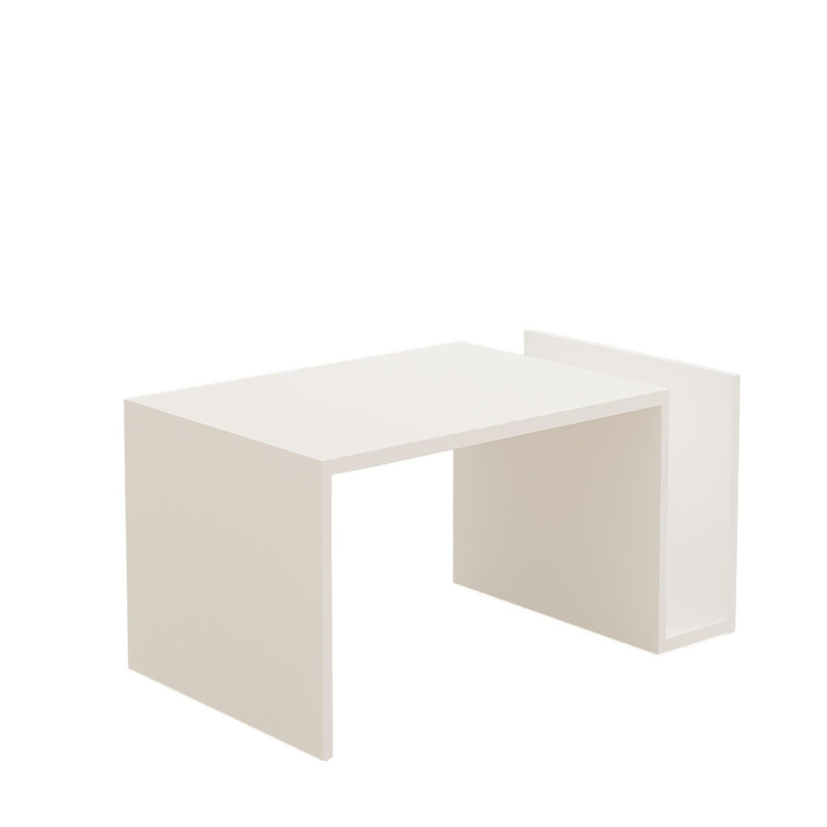 Habitat et Jardin Table basse en bois  Memo  - 86 x 50 x 32 cm - Blanc