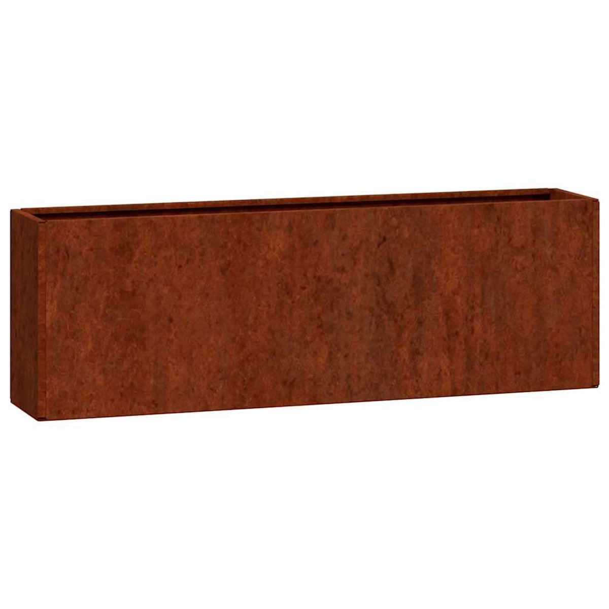 VIDAXL Jardinieres murales 2 pcs Rouille Acier corten 53x10x17 cm