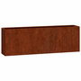 Voir la diapositive 5 : VIDAXL Jardinieres murales 2 pcs Rouille Acier corten 53x10x17 cm
