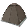 Voir la diapositive 2 : VIDAXL Tente de camping a dome 2 personne marron impermeable