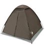 Voir la diapositive 2 : VIDAXL Tente de camping a dome 2 personne marron impermeable