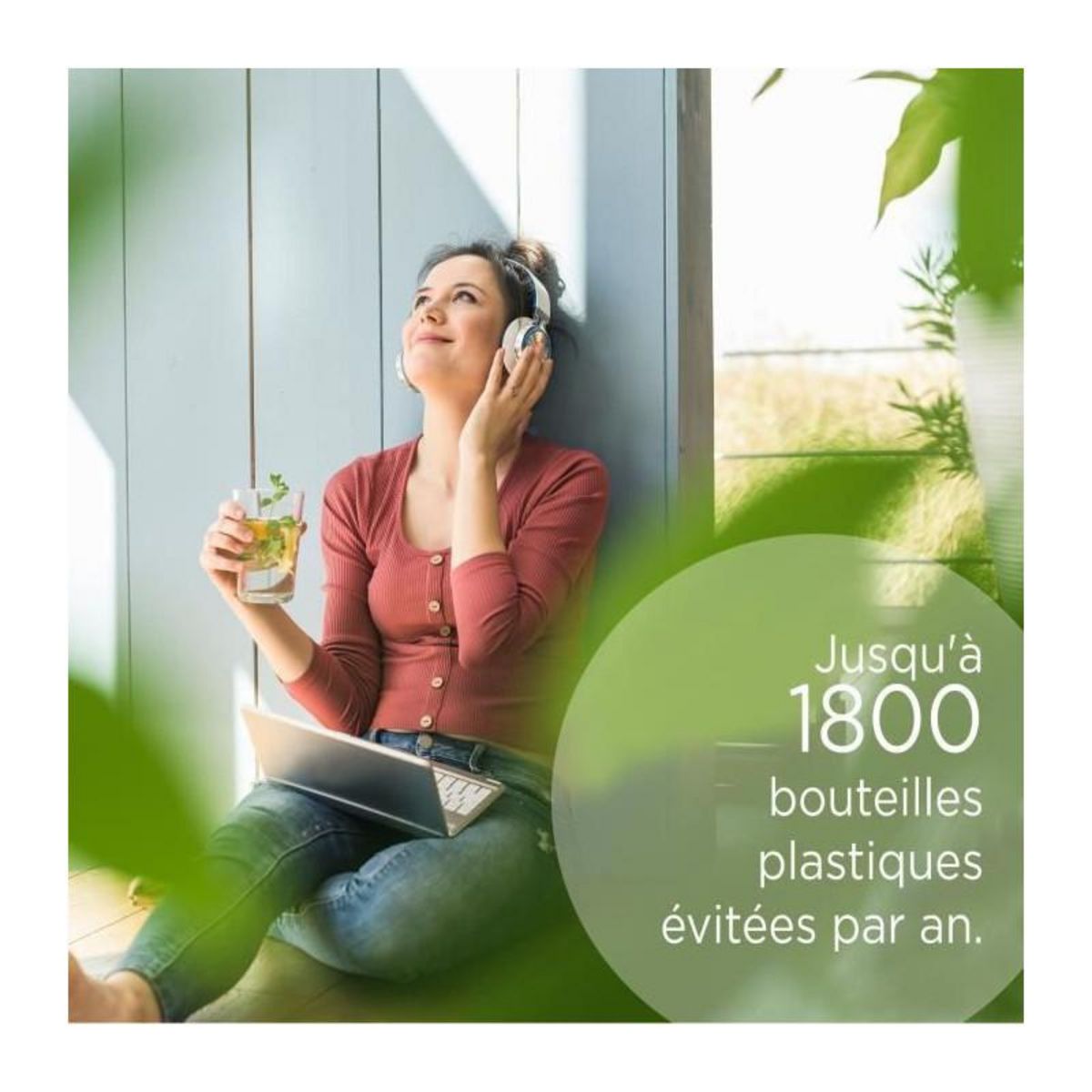 Brita Carafe filtrante style bleu