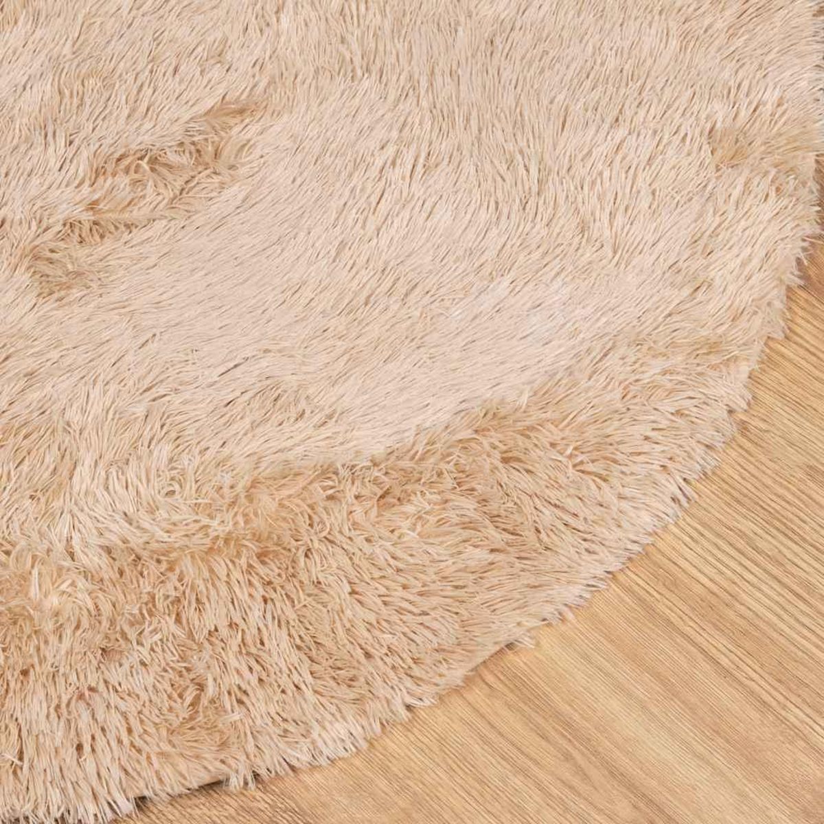 VIDAXL Tapis Shaggy a poils longs NAVARRA beige 300x200 cm polyester