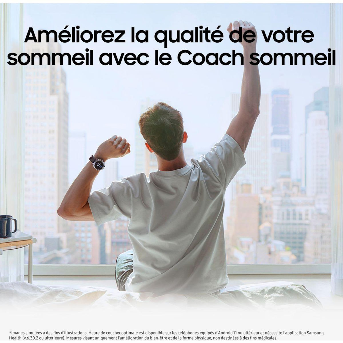 Samsung Montre connectée Galaxy Watch8 Classic Blanc 4G