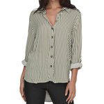 JACQUELINE DE YONG Chemise à Rayures Blanc/ Femme JDY  aurel. Coloris disponibles : Vert