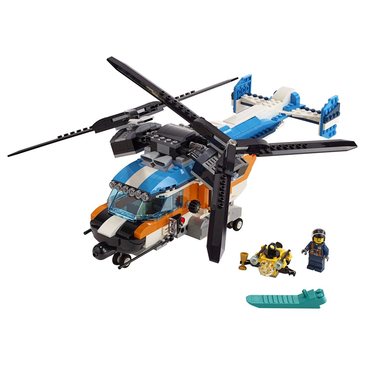LEGO Creator 31096 - L'hélicoptère à double hélice