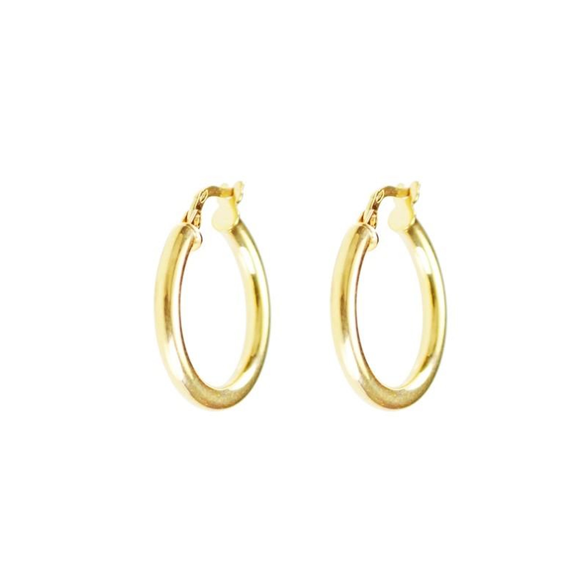 Voir la diapositive 1 : L'ATELIER D'AZUR Boucles d'Oreilles Or Jaune - Créoles Femme