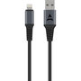Voir la diapositive 2 : ADEQWAT Câble Lightning vers USB 3M renforcé certifié Apple Noir