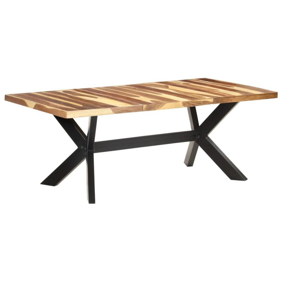 VIDAXL Table de salle a manger 200x100x75 cm Bois avec finition miel
