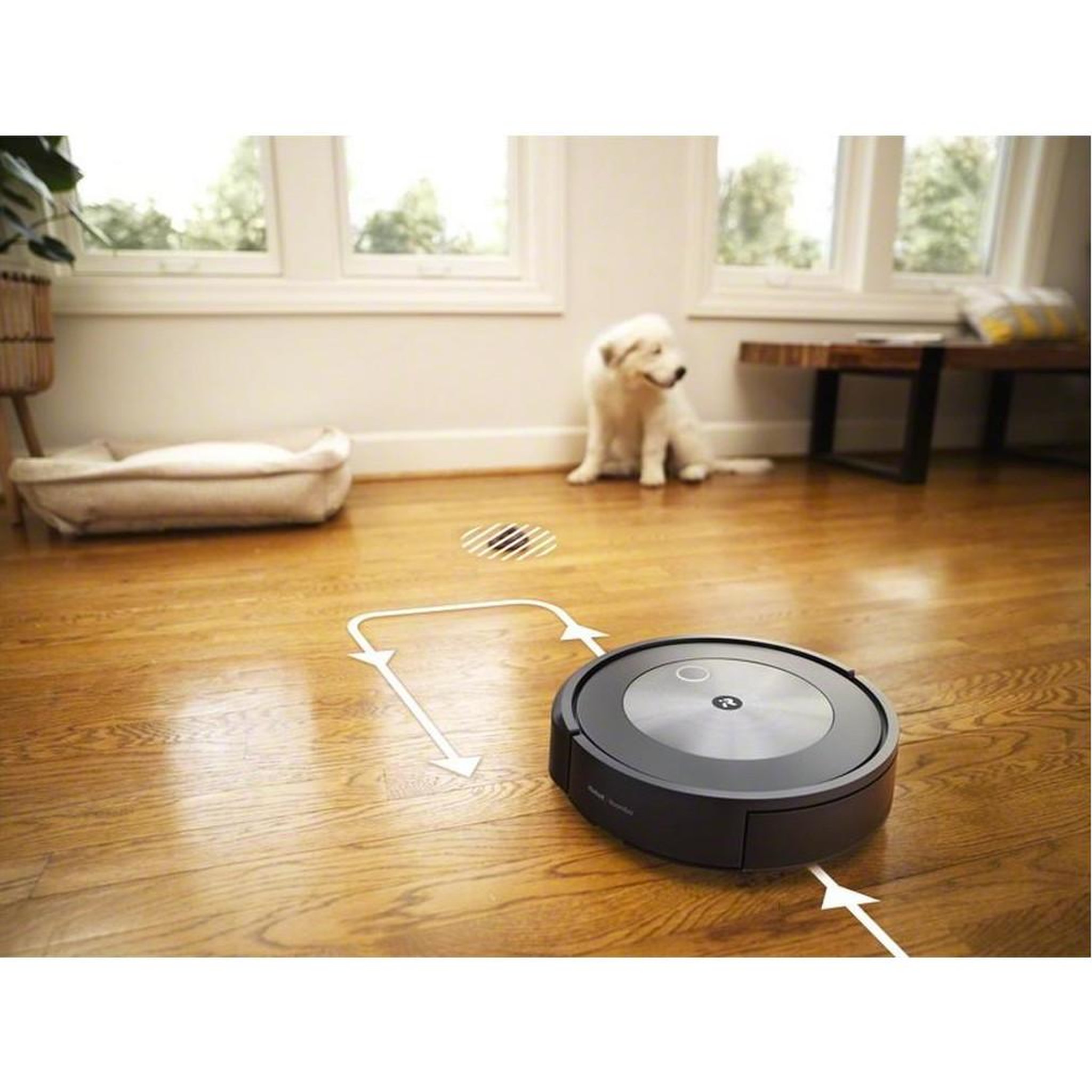 Voir la diapositive 6 : IROBOT Aspirateur robot connecté avec système d'autovidage - j755840