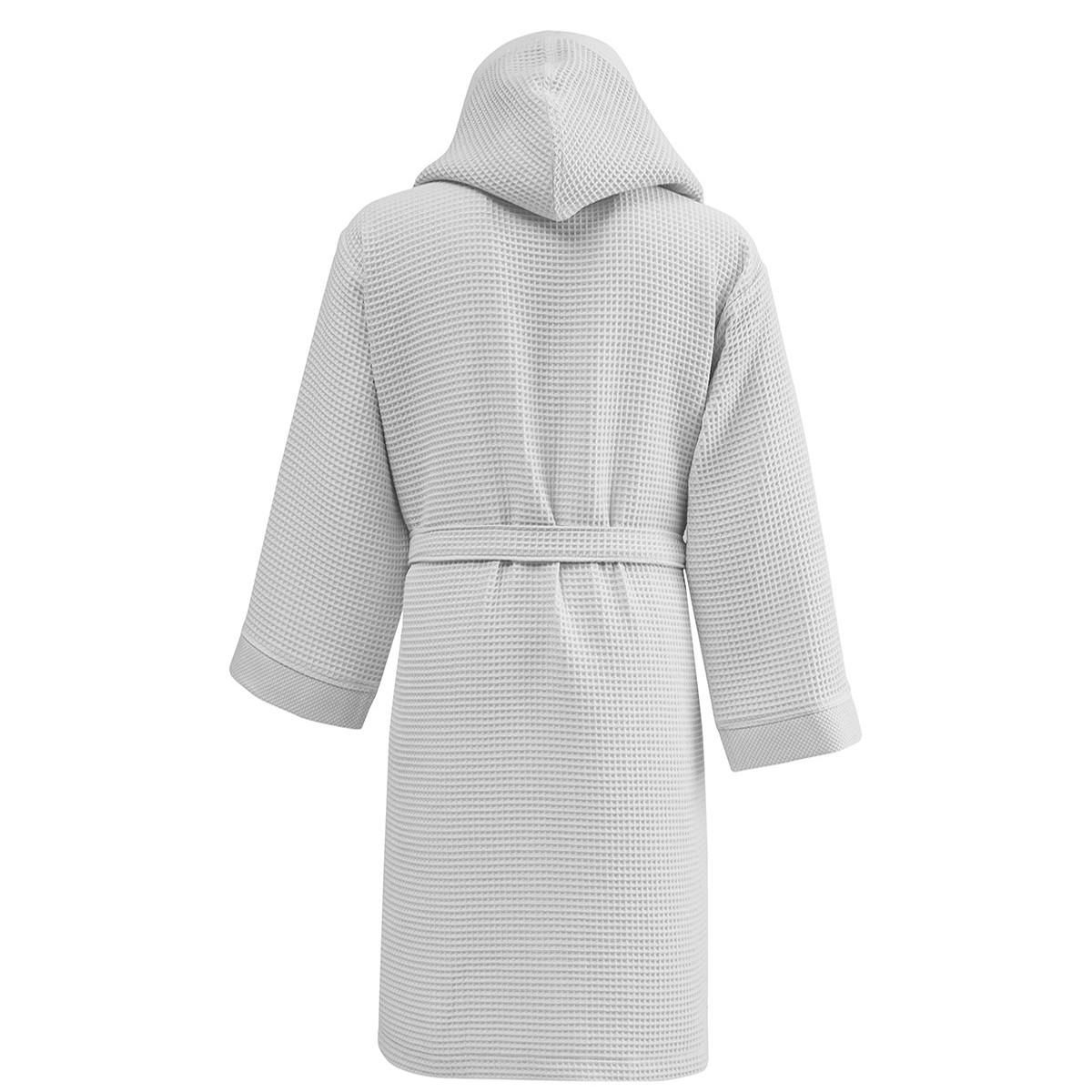 Sensei Maison Peignoir mi-long nid d'abeille SPA CAPUCHE