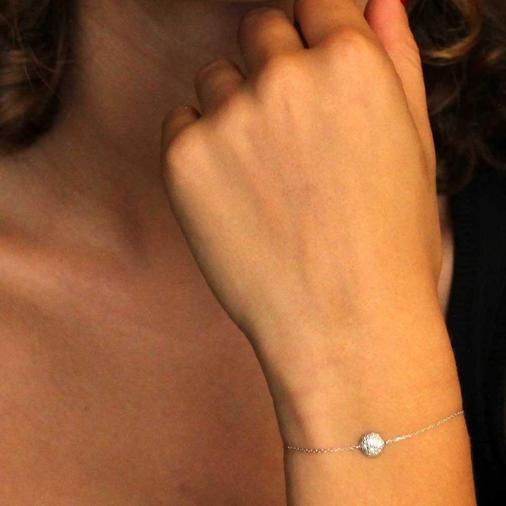 Voir la diapositive 2 : L'ATELIER D'AZUR Bracelet Or Blanc et Diamants