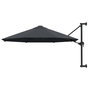 Voir la diapositive 1 : VIDAXL Parasol mural avec mat metallique 300 cm Anthracite