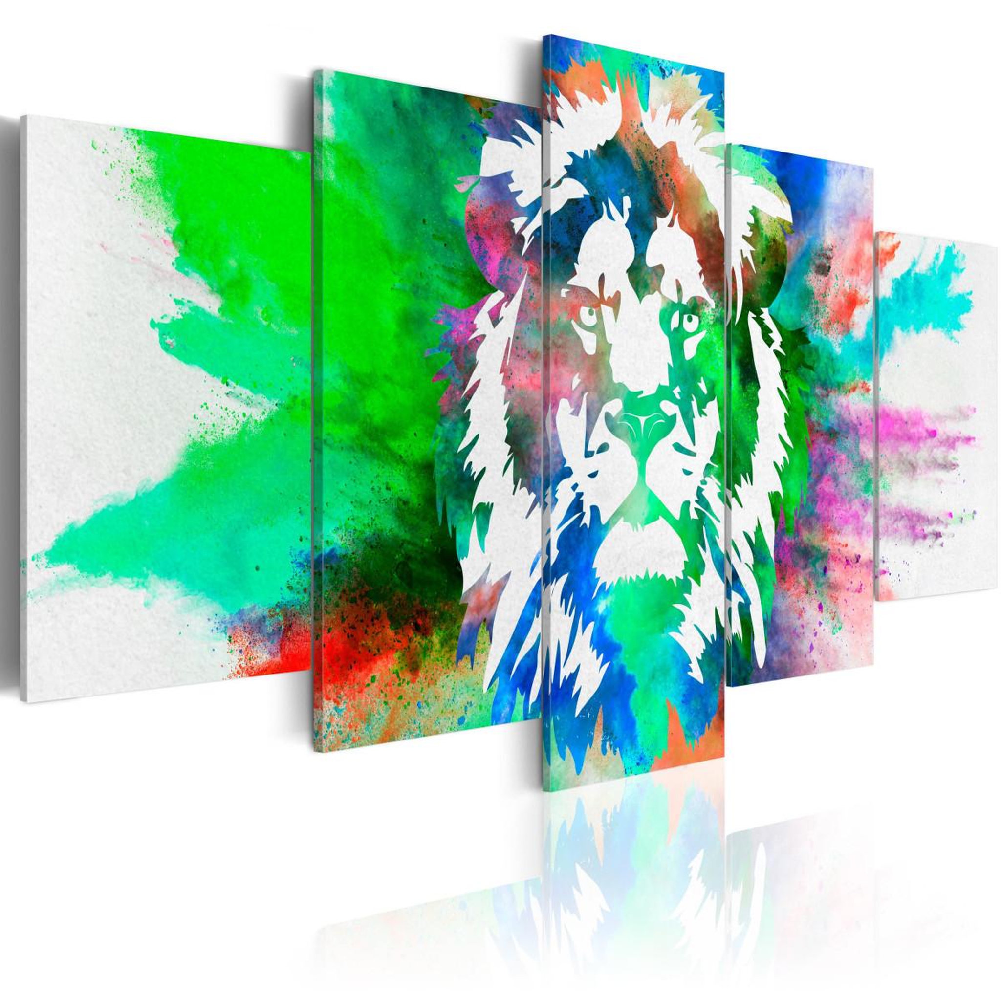 Paris Prix Tableau imprimé  kingdom of the lion. Coloris disponibles : Multicolore