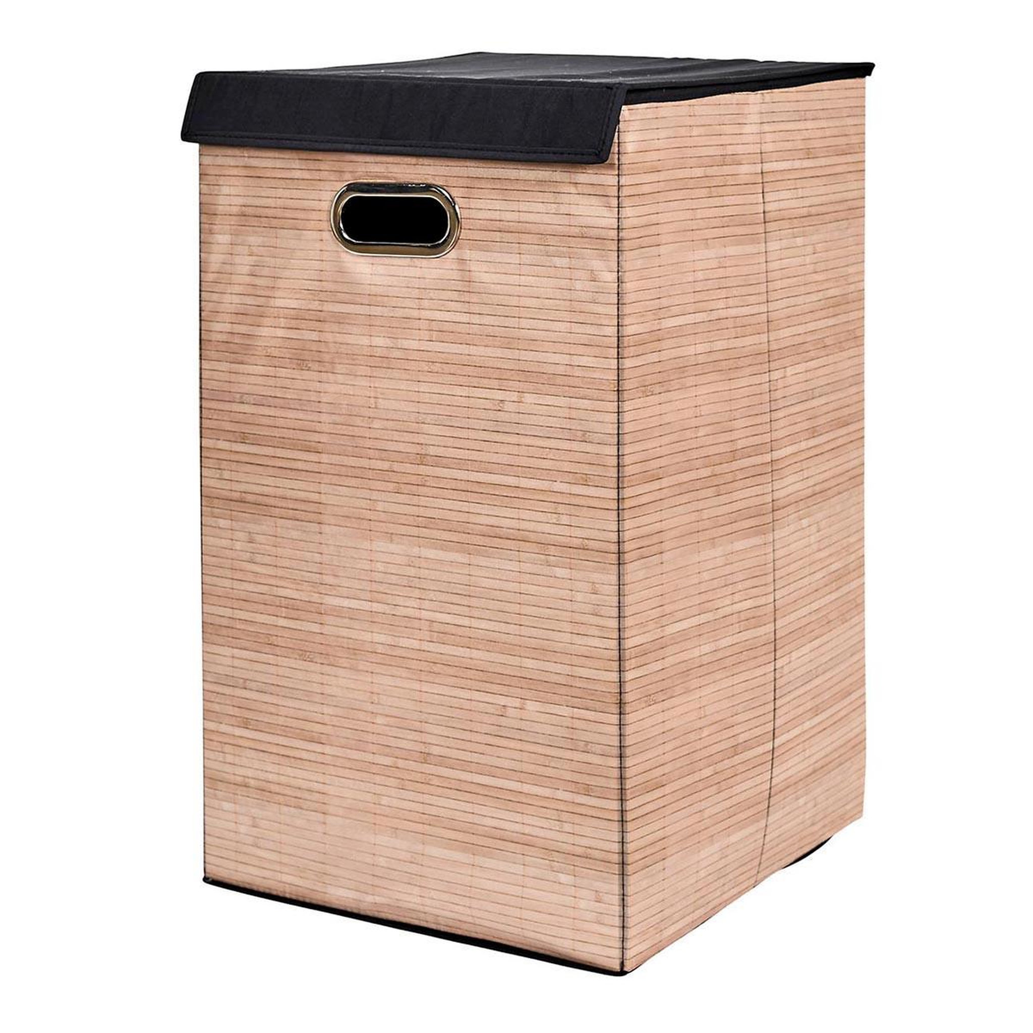 Je cherche une idee Panier à linge carré  lou  58cm naturel