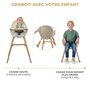 Voir la diapositive 3 : KINDERKRAFT Chaise haute 2en1 fini 2 pratique et confortable