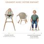 Voir la diapositive 3 : KINDERKRAFT Chaise haute 2en1 fini 2 pratique et confortable