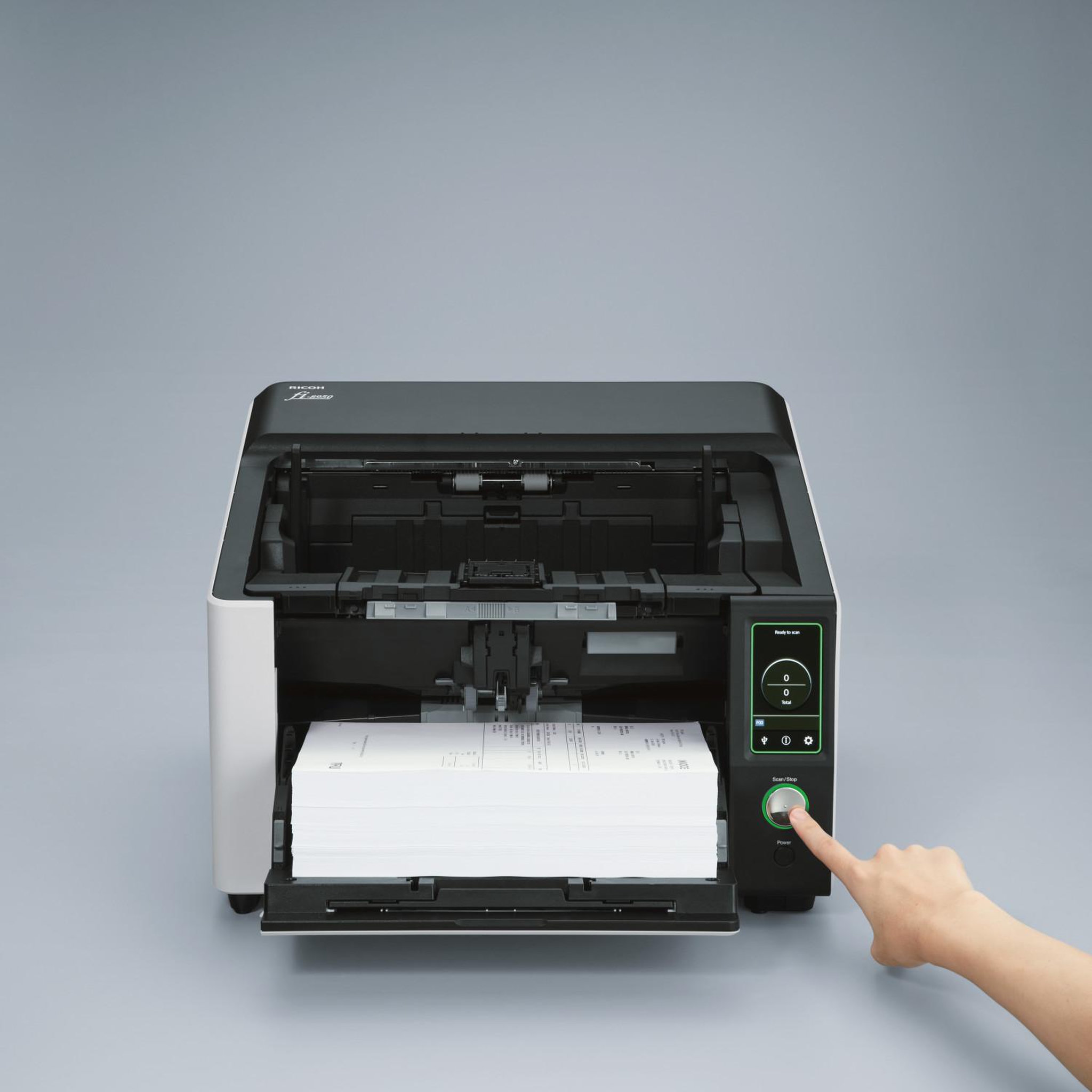 Voir la diapositive 3 : Ricoh Ricoh fi-8950 Scanner ADF 600 x 600 DPI A3 Noir, Gris