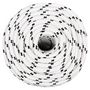 Voir la diapositive 2 : VIDAXL Corde de bateau tresse Blanc 12 mmx25 m Polyester