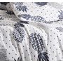 Voir la diapositive 2 : Home collection Parure housse de couette 3pcs 240x220cm 100%coton 55fils night white
