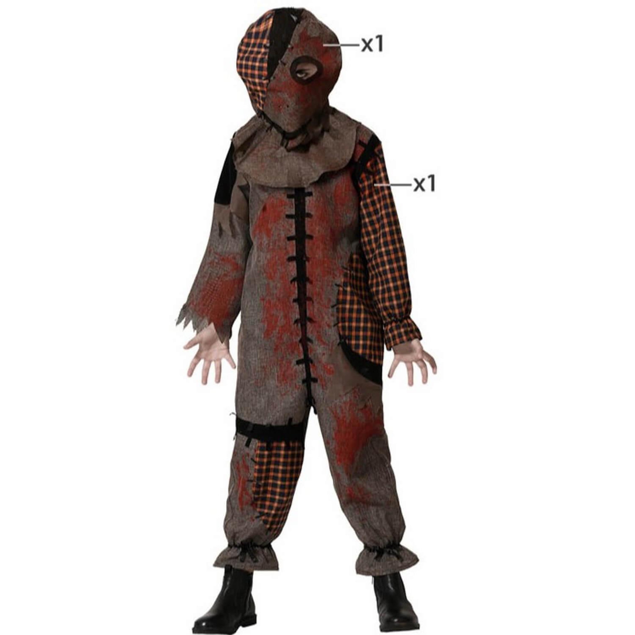 Voir la diapositive 2 : ATOSA Déguisement poupon voudou - enfant - 10/12 ans (140 à 152 cm)