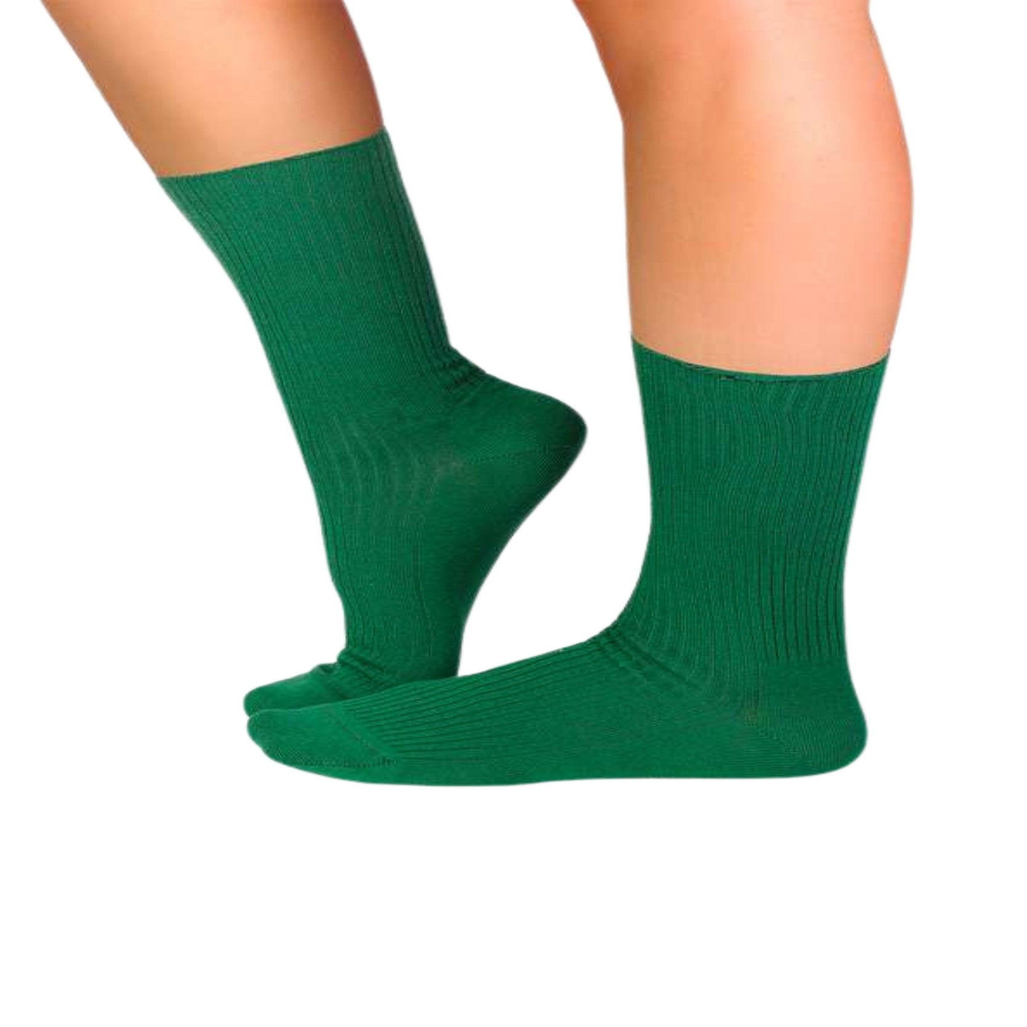 Voir la diapositive 3 : PIRIN HILL Chaussettes sans élastique coton bio vert foncé